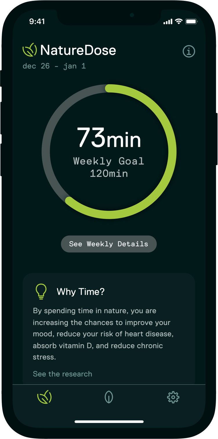 NatureDose for iPhone