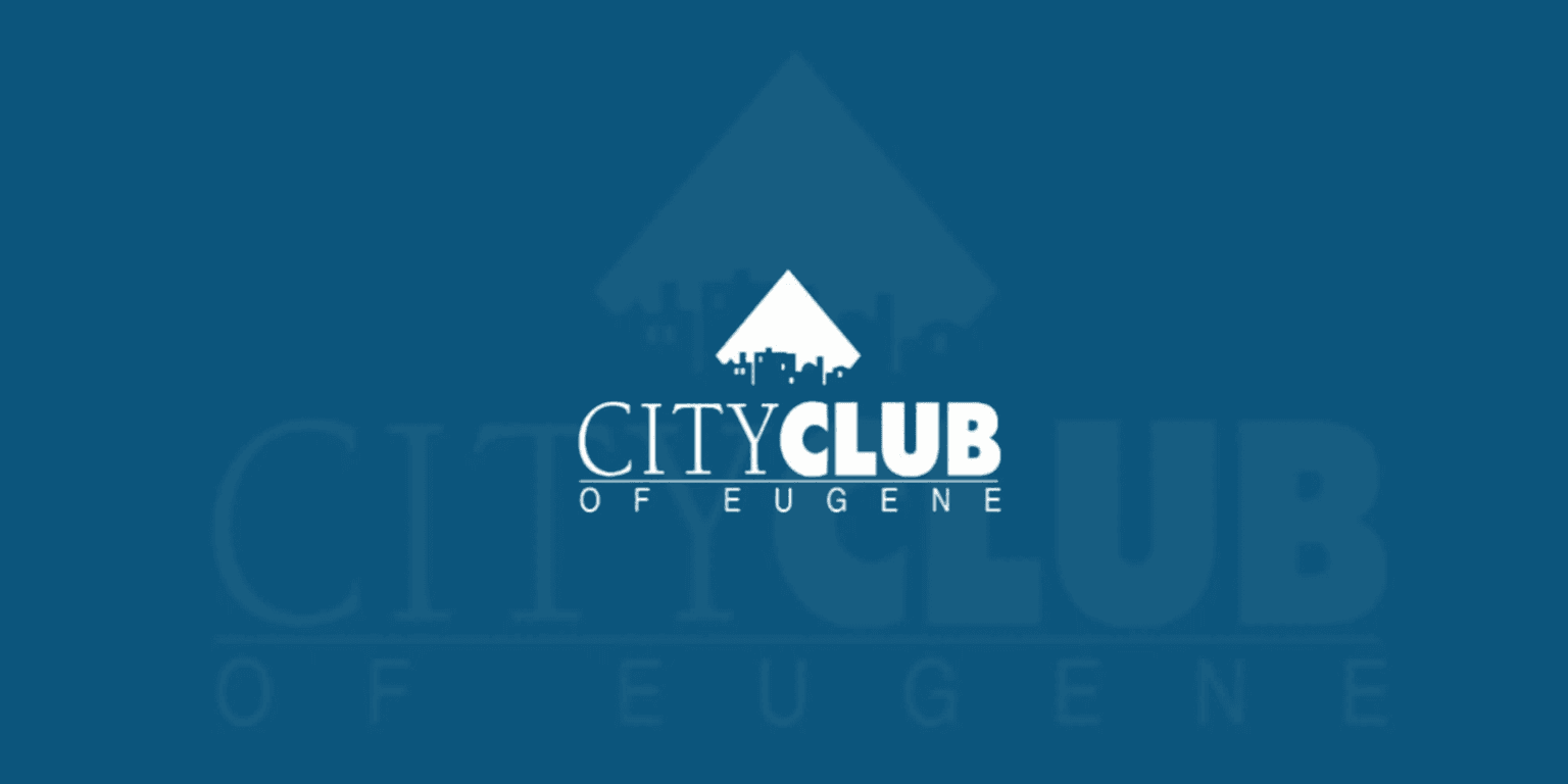 City Club of Eugene - Jared Hanley and Co-Founder Dr. Chris Minson